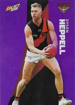 2022 Select AFL Footy Stars - Common Parallel - Purple #PP43 Dyson Heppell Front